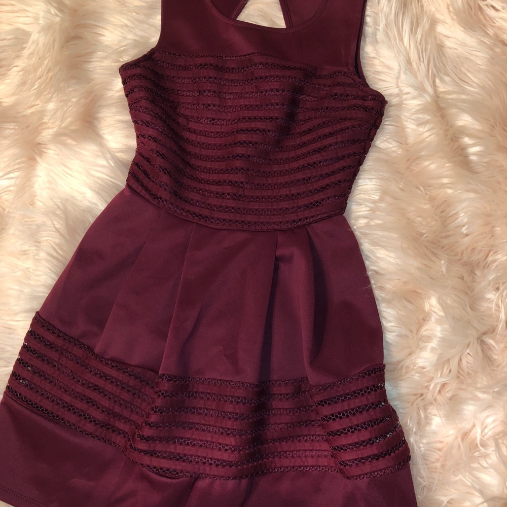Maroon dress